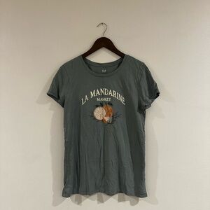 GAP Favorite Tee - Sage Green Crew Neck
